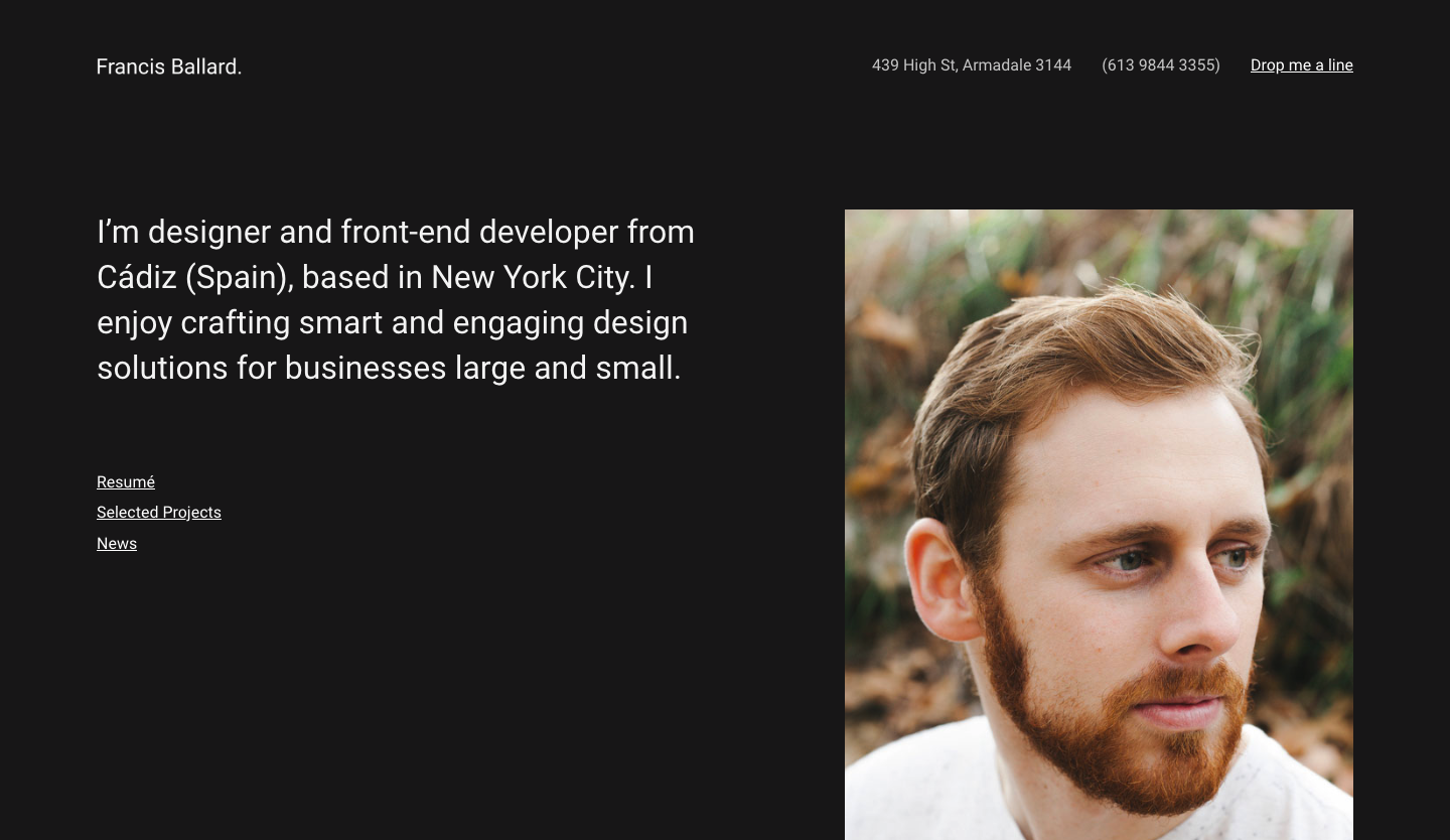 Ballard Responsive CV WordPress Theme.png