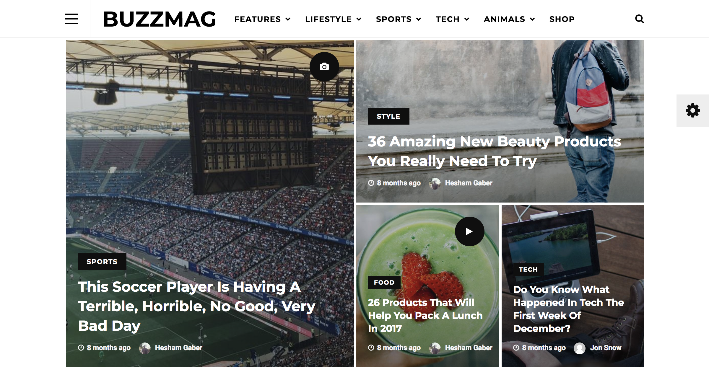 BuzzMag - Viral News WordPress Magazine Blog Theme