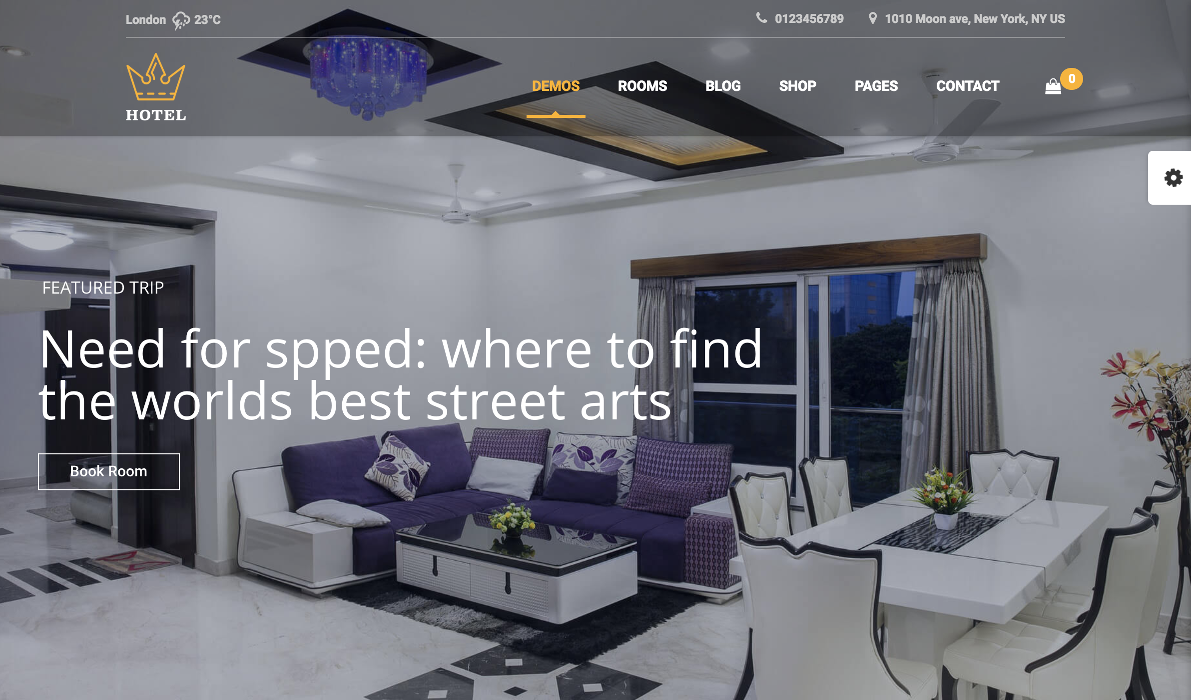 Hotel WordPress Theme | Hotel Queen hostel room rental.png