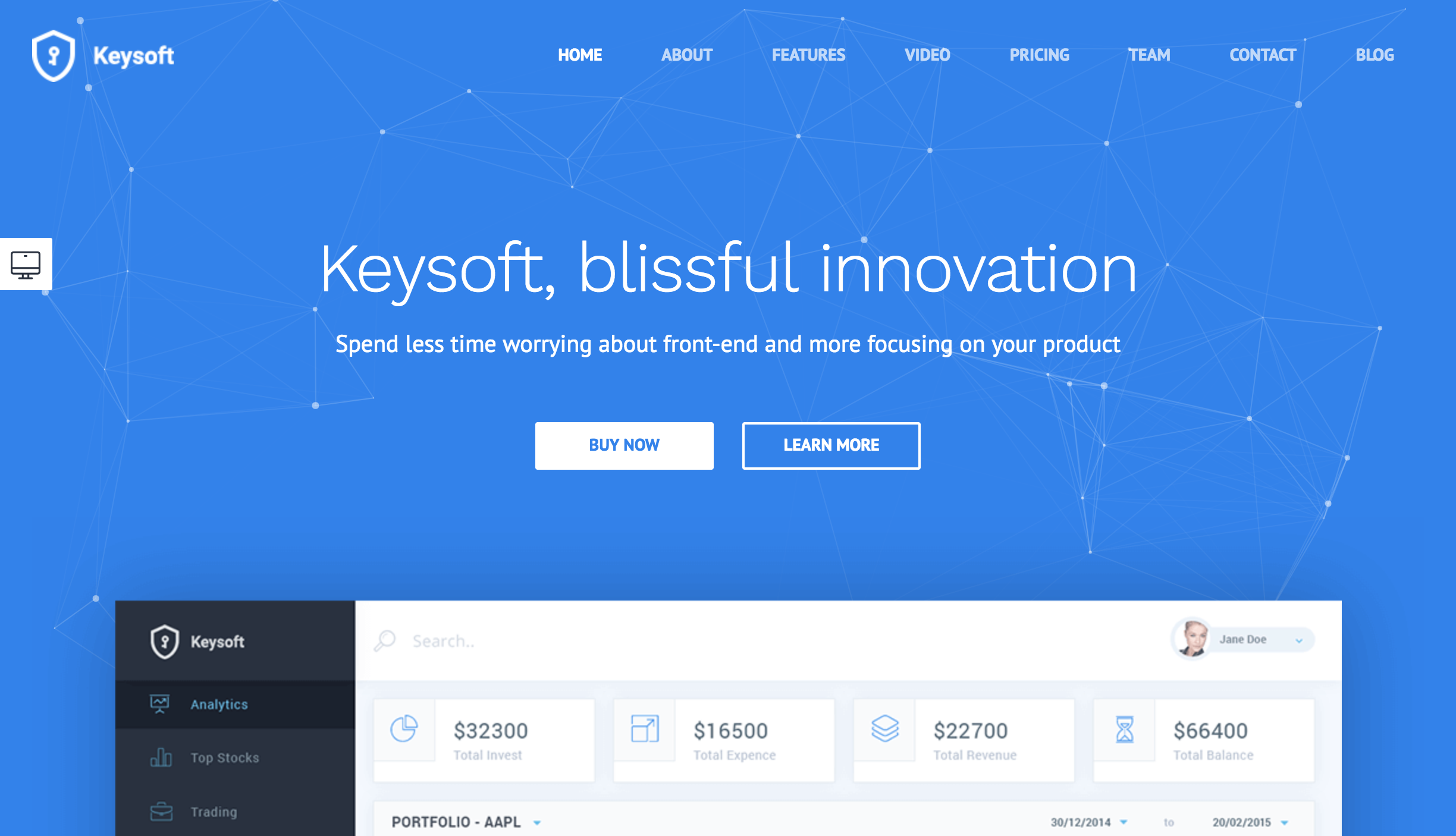 KeySoft - WordPress Software Landing Page.png