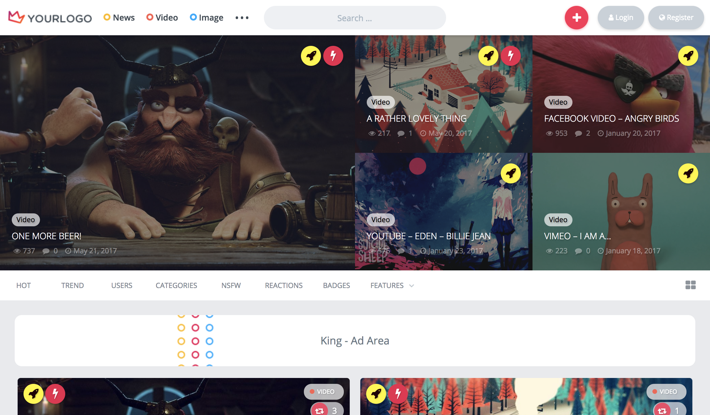 King - WordPress Viral Theme