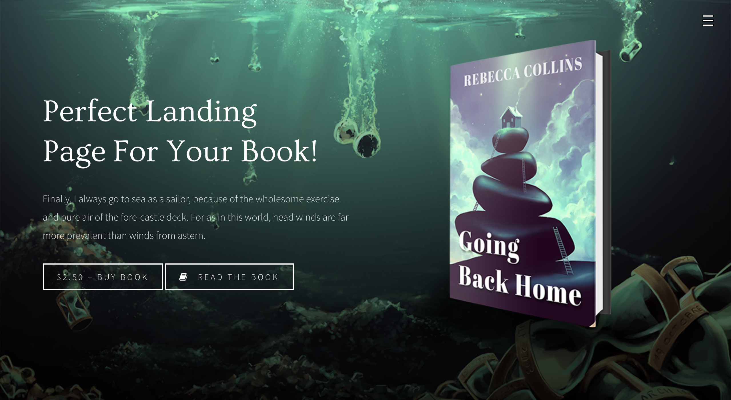 Novela – Book Landing Reading Theme.png