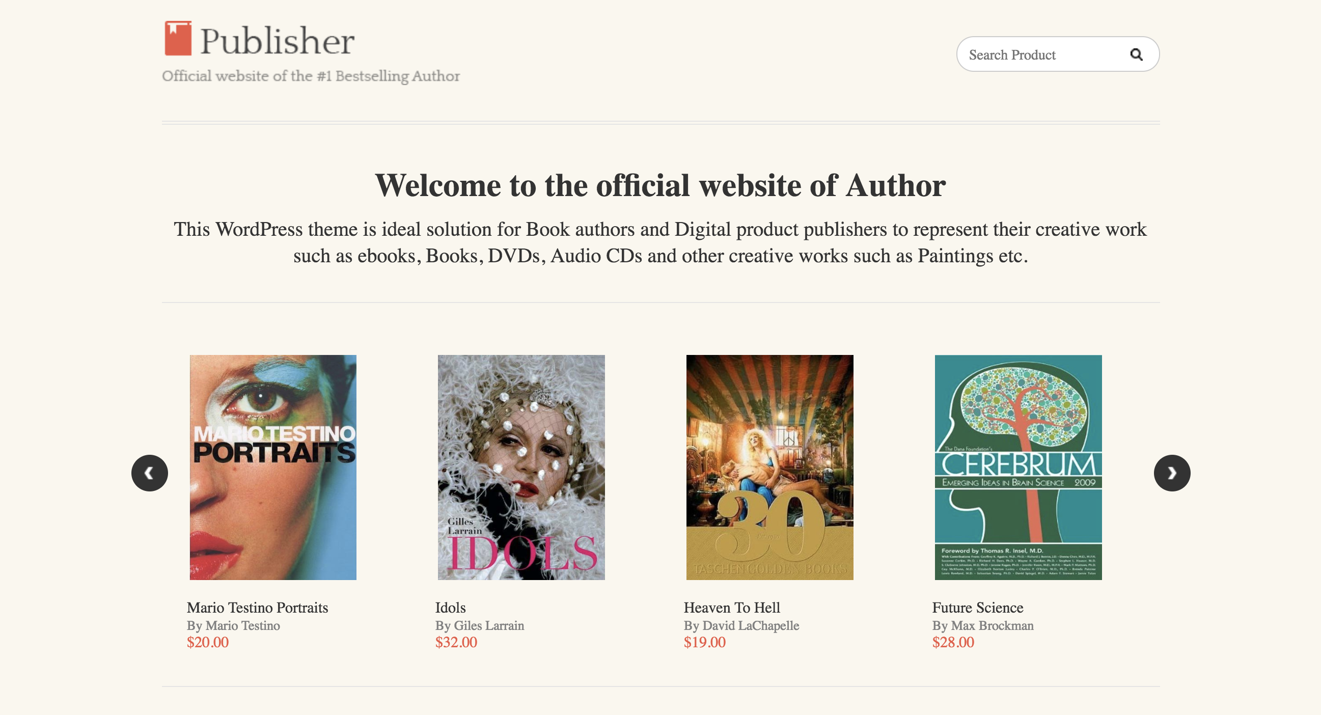 Publisher Showcase and sell your digital products The Theme For Authors, Book Writers And Publishers.png