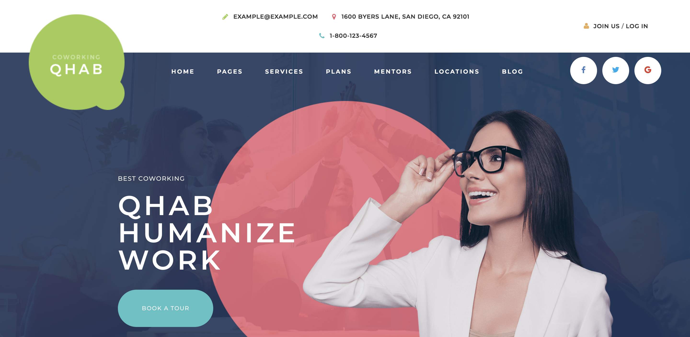 Qhab - Сoworking and Office WordPress Theme.png