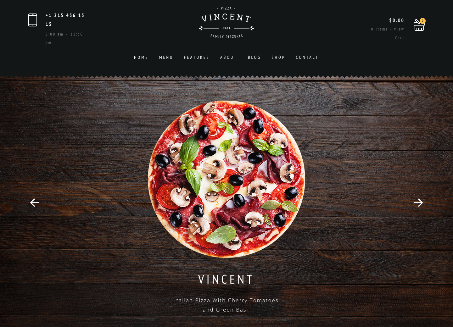 Restaurant | Vincent Restaurant WordPress for Restaurant.png