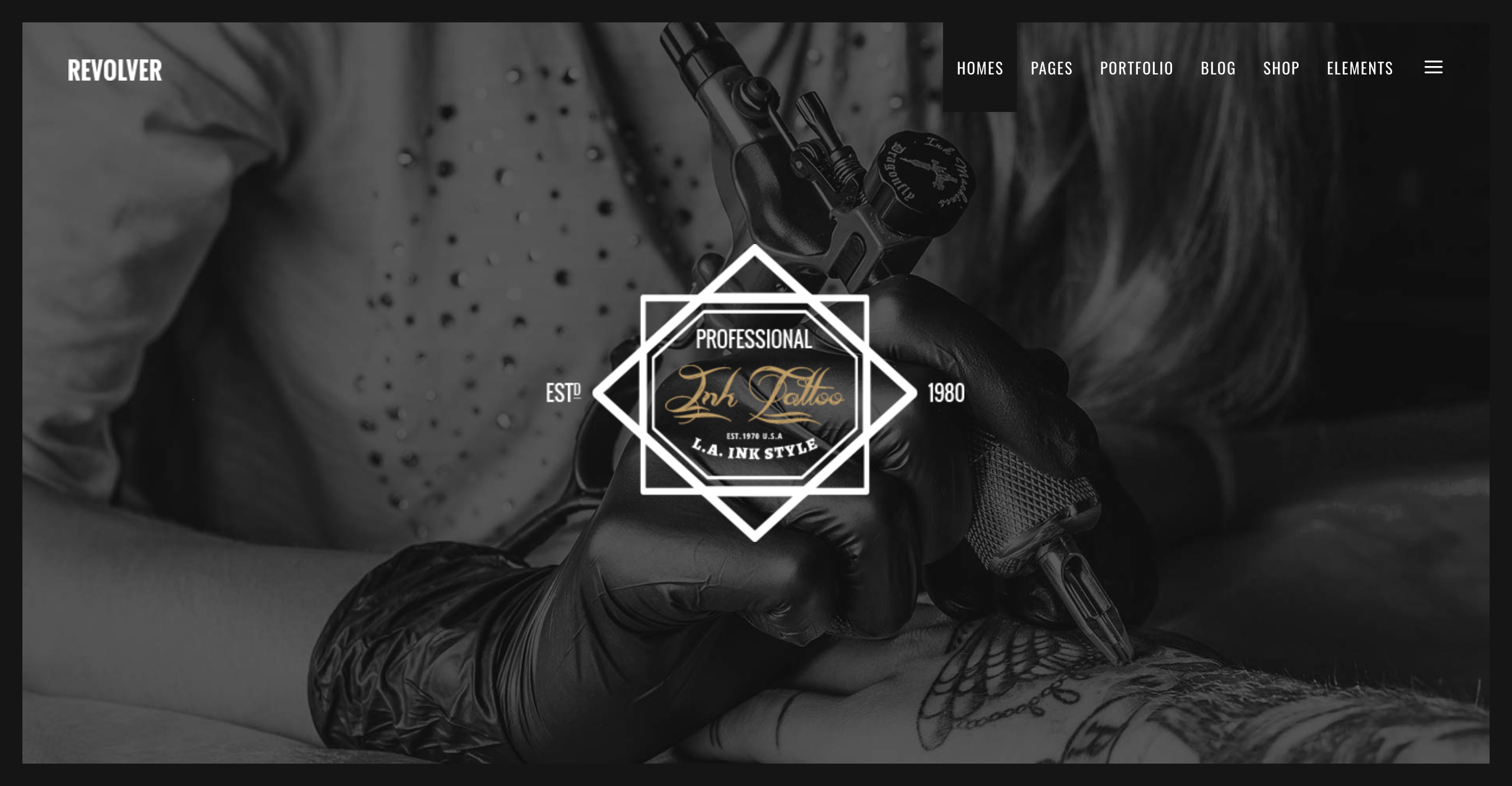 Revolver - A Gentlemen’s Theme for Tattoo Salons, Barbershops, Pubs and Biker Clubs.png